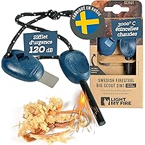 Kit De Survie Allume-feu En Magnésium étanche Avec Bloc De Silex