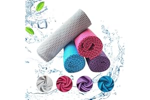 Cuidongsheng Toalla de Enfriamiento, 4 Toalla de Fitness refrescante (30 x 100 cm), Toalla Gimnasio enfriamiento Adecuada para Yoga, Golf y Otros Deportes, Toalla Gimnasio Enfriamiento.