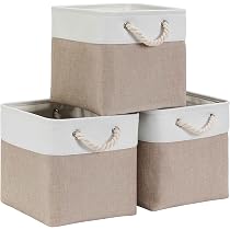 Gaorui Aufbewahrungsbox Aus Stoff – Faltbar, Mit Griffen, 27x27x28 Cm, Ideal Für Zuhause Oder Büro