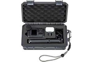 STARDRONE Tasche für GoPro Hero 13 Tragbarer Aufbewahrungs Koffer aus ABS, Carrying Case kompakte Reiseschutz Tasche für GoPro Hero 13/12/11/10/9/8 Actionkameras und Zubehör