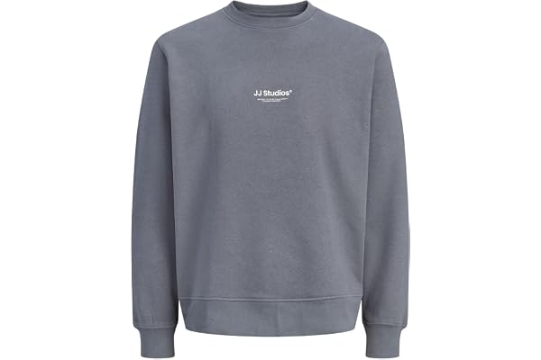 JACK & JONES Herr Jjesoho Sweat Crew Neck Noos Pls | Standard passform, tryckt, långärmad, avslappnad, maximal temperatur 40°C mycket mjukt program