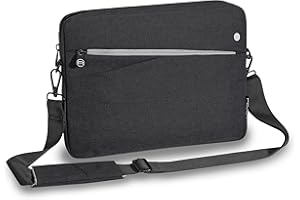 ‎PEDEA PEDEA Tablet Tasche 12–13" Hülle für iPad Pro 13 2024 M4, iPad Pro 12,9 2022 M2, Galaxy Tab S10+/S9+, Surface Pro 12", MatePad Pro 12,2, Sleeve mit Zubehörfach, schwarz