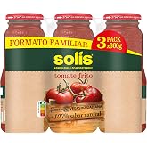 Sol&iacute;s Classic Fried Tomato Tripack Glass Jar - Gluten Free - Pack of 3 x 360 g