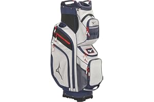Mizuno BR-D4C - Borsa per carrello, colore: grigio mélange - blu navy
