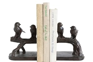 Creative Co-op Bookends, Resin, Bronze