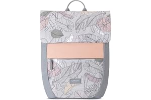 LARKSON Mochila Mujer Pequeña - RONJA - Mochila Moderna y hecha de Botellas de PET recicladas para la Universidad, el Ocio o el Trabajo - Repelente al Agua y Compartimento para Portátil