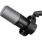 FIFINE XLR Studio Microfono Dinamico per Podcasting, Gaming Microfono USB per PC Mac PS4/5, Dinamico Microfoni Cardioide per 