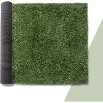 PacoHome Césped Artificial Para Jardín Balcón Terraza Alfombra De ...