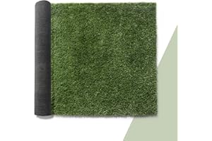 Paco Home Kunstrasen für Garten Balkon Terrasse Rasenteppich Indoor Outdoor Teppich Natürlich Weich Natur Optik Waschbar, Model:25mm, Größe:100x300cm
