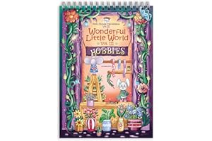 Colorya Kolorowanka dla dorosłych Wonderful Little World Vol. III - Format A4 - Antystresowy notatnik do rysowania dla dorosłych - papier premium bez przelewania druk dwustronny