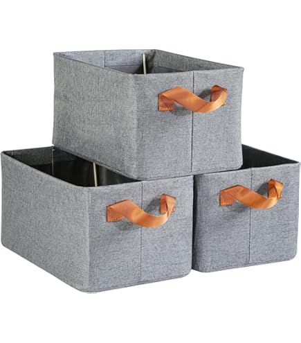 Boîte De Rangement Pliable "Premium" 31x31cm Lin