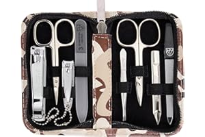 3 Swords Germany - kit manucure pedicure soin des ongles avec lime en verre - qualite marque (498)