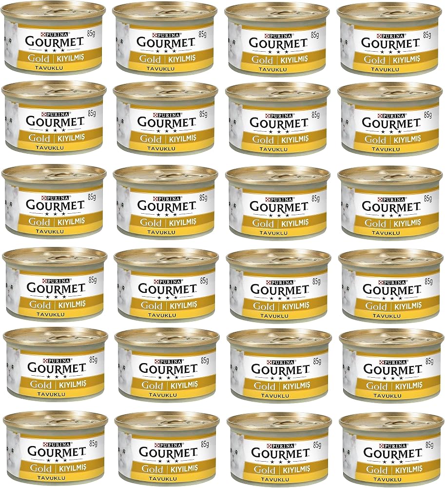 Gourmet Gold Kıyılmış Tavuklu Yaş Kedi Maması 85 gr x 24 Adet