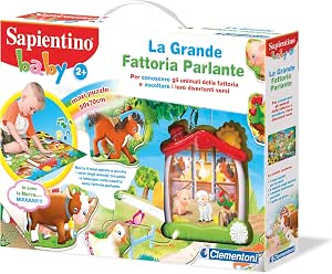Clementoni Montessori Meine Farm – Lernpuzzle Für Kinder 2-4 Jahre, 30 Tiere & Formen