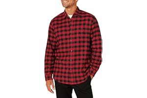 Amazon Essentials Koszula Mężczyźni Long-sleeve Flannel Shirt (1 w zestawie)