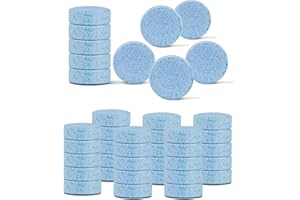 SHONYE 40 Pièces Pastille Lave Glace pour Pare-Brise Voiture Auto, Effervescent de Voiture, Nettoyant Pare-Brise Voiture, Lave-Glace Comprimés de Nettoyage pour Vitres, Fenêtre et Carreaux