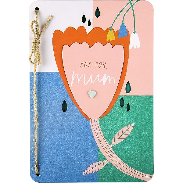 Hallmark Muttertagskarte – Ausklappbarer Blumenstrauß, Mit Goldfolie, 22,8x15,9 Cm, Inkl. Umschlag, Recycelbar