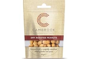 C CAMBROOK EXTRAORDINARY NUTS Cambrook - Dry Roasted Peanuts, 45g Bag