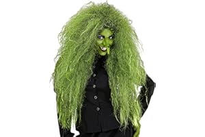 W WIDMANN MILANO Party Fashion - Peluca peinado gigante, pelo sintético, vieja, bruja, fiesta temática, carnaval