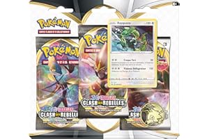 Pokémon Epée et Bouclier-Clash des Rebelles (EB02) : Pack 3 boosters, 3PACK01EB02