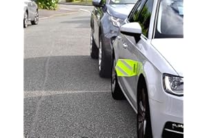 GENERIC SIDEGUARD - Reflective Flexible Car Wing Mirror Protector. Warn Passing Vehicles of Your Presence When Parked on the Street.