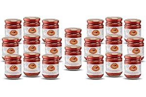 Moretti® Nduja Calabrese Picante Artesano y Original SIN OGM Salami Untable y Cremoso en Tarro de 180gr (20 Piezas)