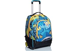 SJ GANG STYLE JAM GANG Big Trolley 2 in 1 Zaino con Cross-Over System Unisex - Bambini e ragazzi (Pacco da 1)