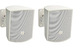 JBL Professional Control 52-WH Surface Mount Satellite Speaker for Subwoofer Satellite Speakers, White, Sold as a Pair
