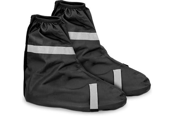 Navaris Guêtre pour Chaussures - 1x Paire Couvre-Chaussure Imperméable Contre Neige Pluie - Jambières Protection VTT Chasse Ski Randonnée