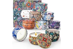 Nextronix Scented Candles Gifts for Women, 9 Pack Christmas Candles Gift Set, Natural Soy Wax Long Lasting Candles, Personalised Secret Santa Gifts for Her Mum, Ideal Birthday Present