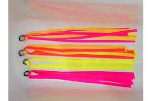WIZ VIZ HORSE & RIDER SAFETY Hi Viz fluorescent streamer crop add-on. STAY SAFE PASS WIDE & SLOW. 7 COLOUR CHOICES !