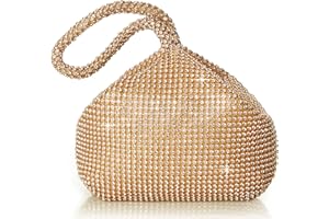 BABEYOND Bolso De Mano Para Mujer De Los Anios 20 Con Diamantes De Imitación, Bolso De Noche, Fiesta, Elegante, De Graduación, Accesorios De Boda Para Novia