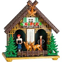 thumbnail image 2 of Trenkle Quartz Table Cuckoo Clock - Black Forest House With Music 2 of 9
