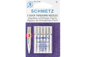 Euro-Notions Quick Self-Threading Machine Needles, Multi-Colour, 0.25 x 5.84 x 9.39 cm