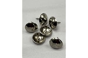 LANEYS SUPPLIES Laneys Large Upholstery 50 Silver/Chrome Decorative Furniture Studs 18-20mm Approx Head