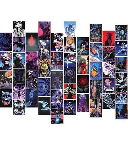 BigWig Prints Neon-Poster Set – 9 Cyberpunk & Japan Poster Im Vaporwave Stil | Ungerahmt, Je 20,3 X 25,4 Cm