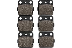 Cnornus 3 Paires de Plaquettes de Frein Avant et Arrière pour YAMAHA YFM 350 R YFM350 R 2004-2013 YFM 660 R YFM660 R Raptor 2001-2004 pour HONDA TRX 400 EXX/EXY/EX1/EX8 1999-2008