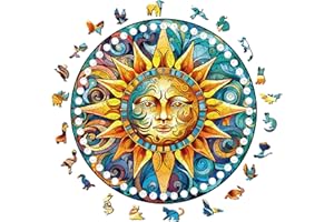 LMAZG Holzpuzzle Erwachsene, Puzzle 200 Teile, Holzpuzzle Tiere füR Erwachsene und Kinder, Unregelmäßige und einzigartige Rätsel, Anzug Puzzle füR Kinder ab 12 Jahren und Erwachsene