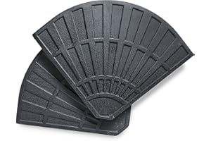 VonHaus Banana Parasol Base Pack of 2 – Heavy Duty Garden Umbrella Stand Base for Outdoor, Garden, Patio, Balcony – 12.5 kilograms Per Weight Segment