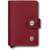Victorinox Altius, deri kart c&uuml;zdanı, RFID korumalı c&uuml;zdan, İsvi&ccedil;re yapımı, kart kılıfı, Victorinox Kırmızı, Tek beden, G&uuml;nde