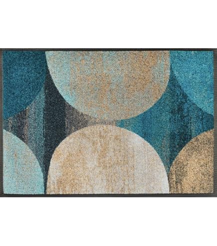 Tapis Wash+Dry Wild Summer 50x75 Cm - Intérieur/Extérieur - Lavable Machine - Antidérapant