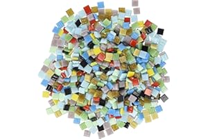 Mosaic Mercantile Vitreous Glass Tiles 1lb-Assorted