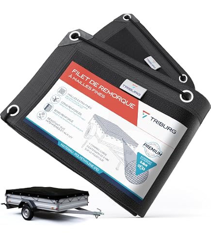 Filet De Protection KERBL 2x2.5m - Mailles 30mm, Pour Remorques