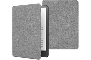 MoKo Custodia Compatibile con Kindle Paperwhite 11ª Generazione 2021 e 2022, Schermo da 6,8", Custodia Protettiva Ultra Sottile Leggera per Lettore Ebook, Grigio