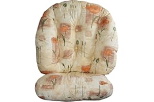 Gilda Replacement Cane Furniture RENO SWIVEL - CUSHIONS ONLY Wicker Rattan Conservatory (Poppy Natural)