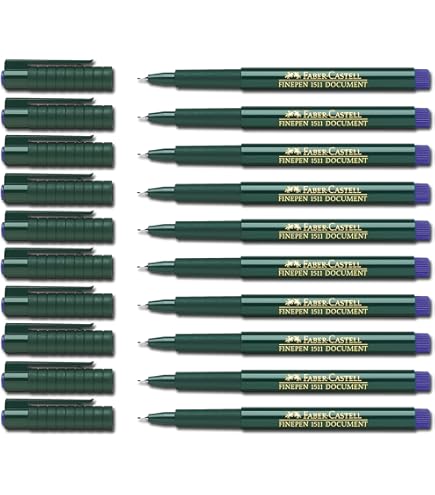 Lot De 10 Stylos Fineliner Schneider Line Up 0,4 Mm - Encre Noir Saphir, Corps En Plastique Biosourcé 88%, Design Ergonomique