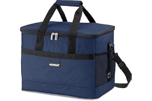 Heldenwerk Borsa termica pieghevole di grandi dimensioni – con capacità raffreddamento fino a 12 ore prova perdite e impermeabile da picnic per