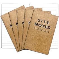 Pocket Sized Field Notes Cover W Zipper Closure- UK