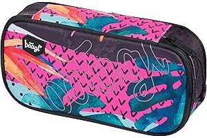 Baagl - Astuccio per ragazze, astuccio per cancelleria, astuccio per la scuola, astuccio per la scuola, Skate Fresh