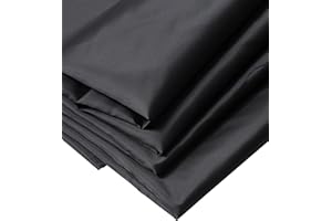 IPEA Futterstoff Stoff Schwarz - 200 cm x 150 cm - Made in Italy - Meterware zum Nähen, Kleidung, Futter, Jacken, Hosen, Röcke, Möbel, Kissen - Polyester Stoff zum Futter